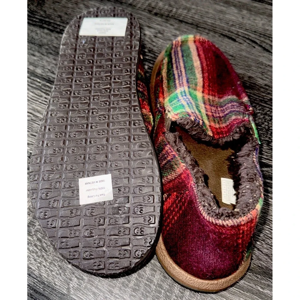 New Sz 5 Sanuk‎ Vagabond Sidewalk Surfer 50% Wool Loafer Shoes Slippers Youth